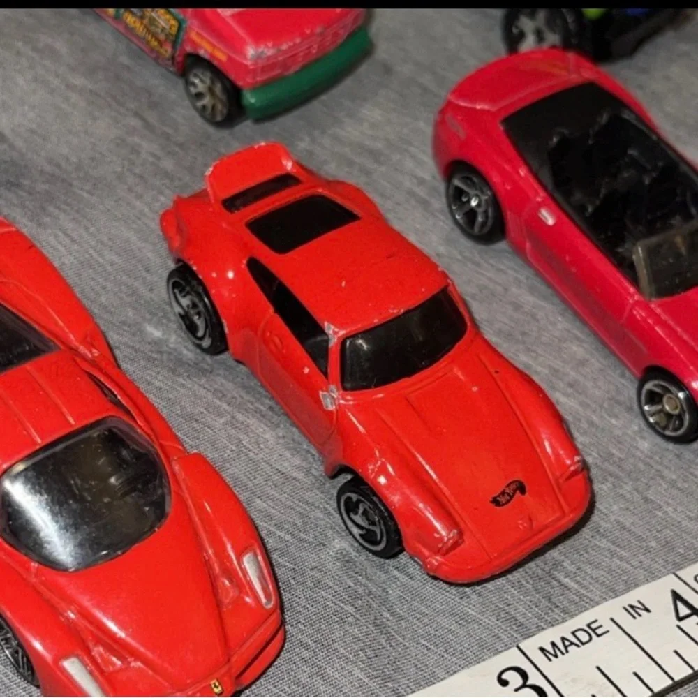 Lot Of 12 Hot Wheels & Matchbox Toy Car Enzo Ferrari, Porsche 911 All Stamped